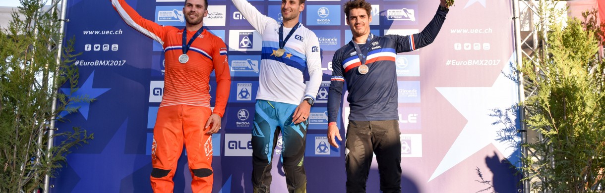 JORIS DAUDET AND LAURA SMULDERS NEW BMX EUROPEAN CHAMPIONS