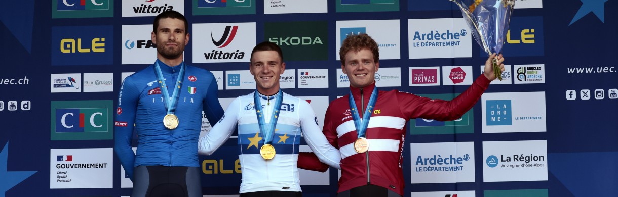 #EUROROAD25, THE FIRST TITLES AWARDED IN THE TIME TRIAL