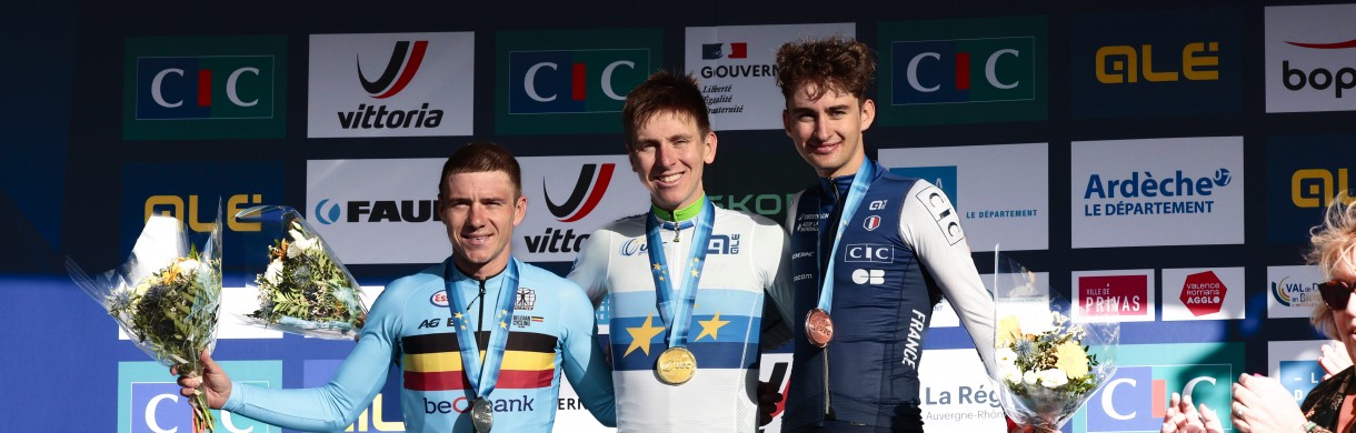 #EUROROAD25, POGAČAR CHAMPION D’EUROPE DEVANT EVENEPOEL