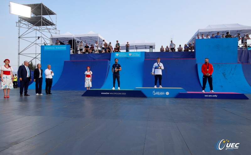 REILLY AND MICULYČOVÁ BMX FREESTYLE PARK EUROPEAN CHAMPIONS