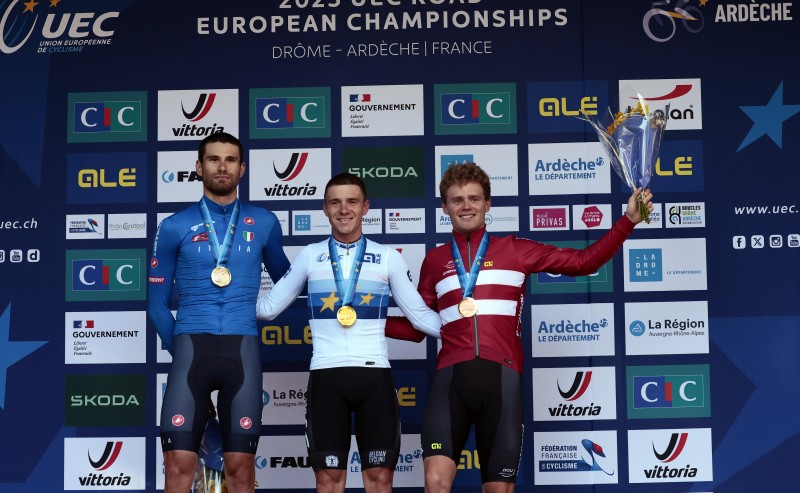 #EUROROAD25, THE FIRST TITLES AWARDED IN THE TIME TRIAL