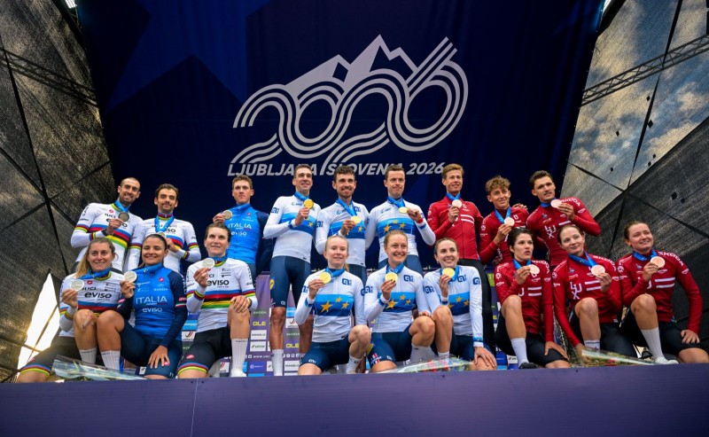 #EUROROAD26: FRANCE AND ITALY TAKE MIXED RELAY GOLD